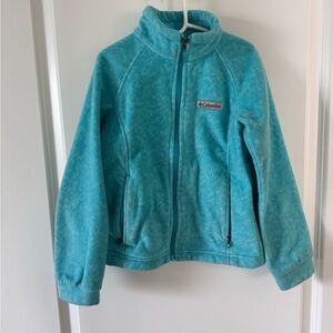 Columbia Teal Fleece Jacket